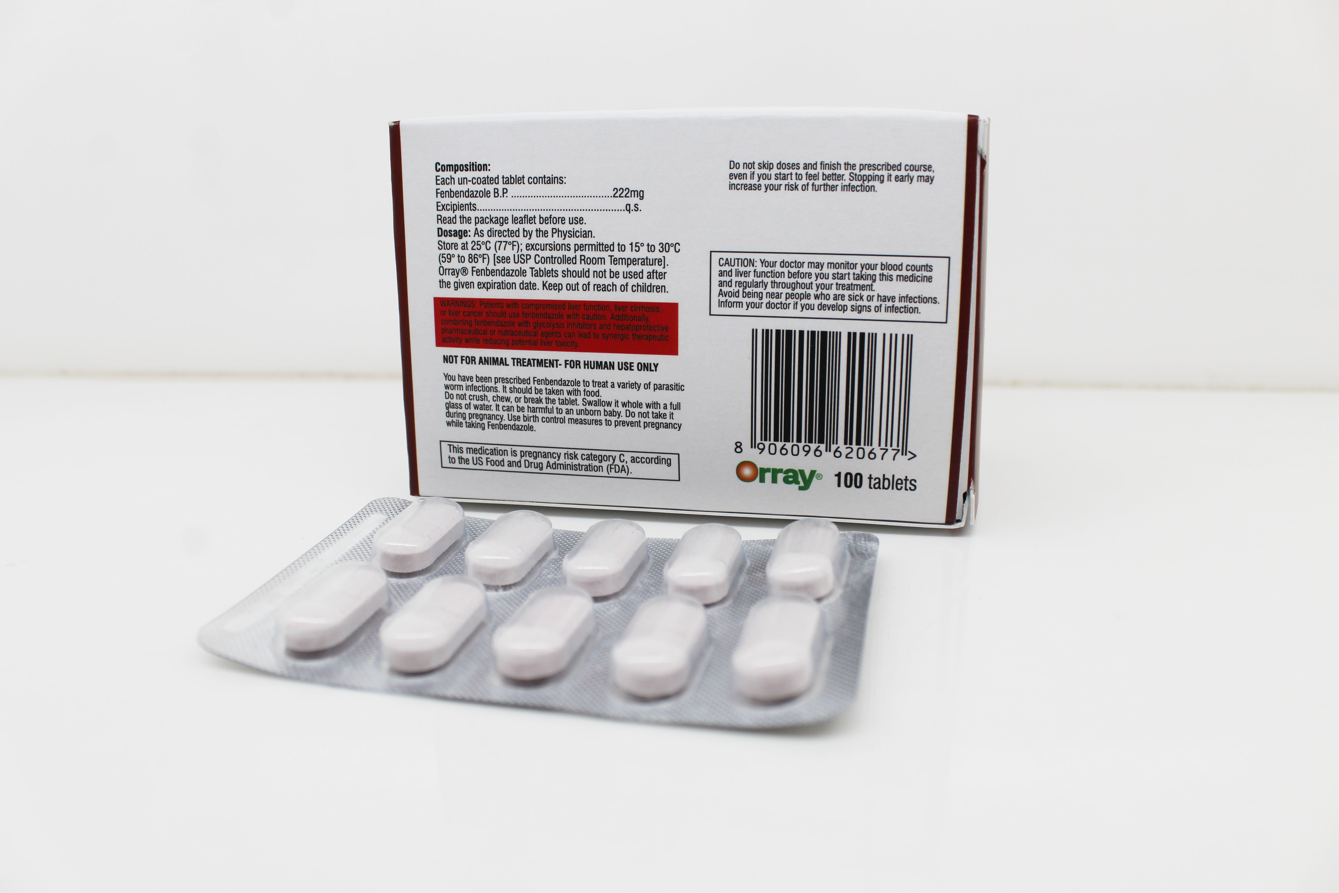 Fenbendazole Tablets 222mg - Fenbendazole Tablets 222mg Manufacturers Pan India Suppliers Exporters manufactured by Taj Pharma India for global export